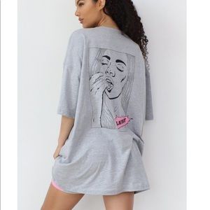Playboy x Missguided Comic Graphic T-shirt Dress